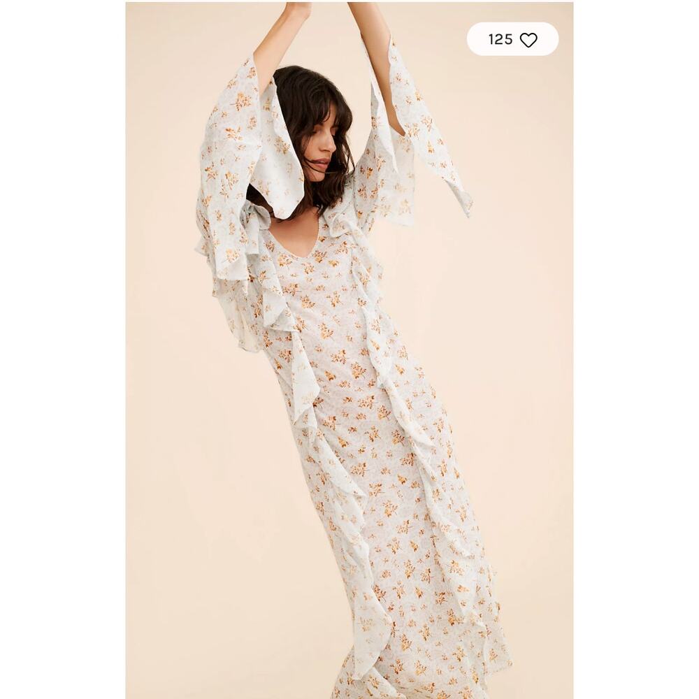 Spell & The Gypsy Fleur Frill Bias Maxi Dress